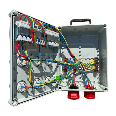 Syntax JJ17 Wall Mounted Distribution Box 32AMP Three Phase With Handle Electrical Maintenance Box 280*380*130mm