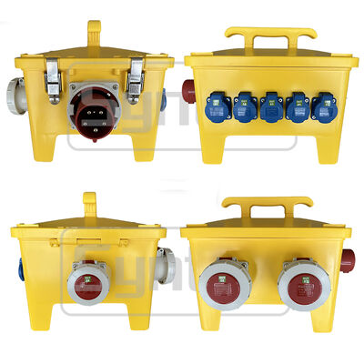 Syntax MP24 IP67 Waterproof Portable Power Distribution Boards 63A Three phase 400v 37*34*33CM