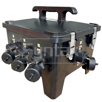 Syntax MP24 IP67 Waterproof Portable Power Distribution Units With 400A 600v IP67 Camlocks 37*34*33CM