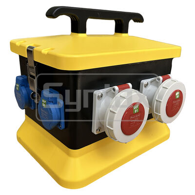 Syntax MZ12 IP67 Waterproof Portable Power Distribution Boards For 63A 400v Three Phase Electrical Supply Outdoors 308*238*277mm