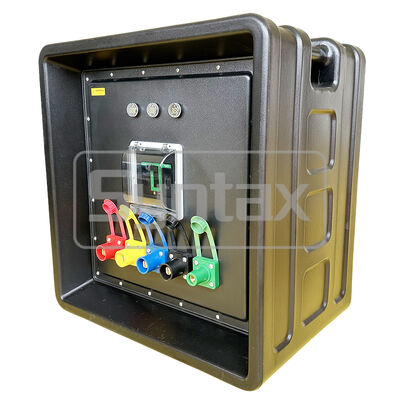 Syntax MD3 Three Phase 200A/5P 400V Event Power Distribution Board HDPE IP67 Waterproof With Schneider MCCB 630x430x680mm