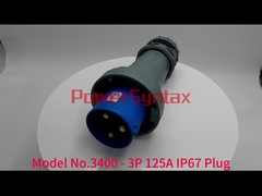 Model No.3400 - Steker IP67 3P 125A