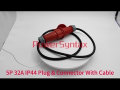 5P 32A IP44 Plug & Konektor Dengan Kabel