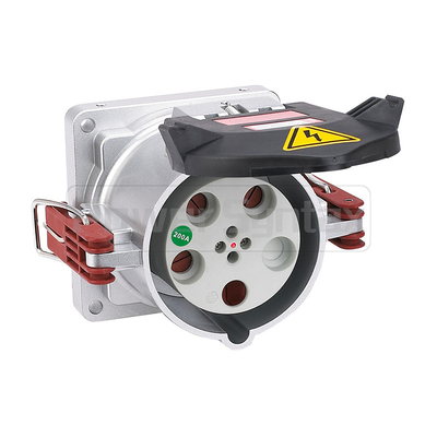 Sintaks Daya 4P Soket Industri Arus Tinggi 200A IP67 380V Tugas Berat Bagian No. 75241