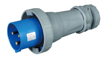 Soket Plug Industri 3P 125A Tanpa Penutup PA Bahan Kuat Tinggi