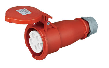 IP44 Rain Protection Industrial Power Socket, Konektor Plug dan Soket PA