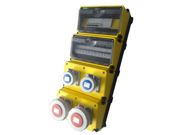CJ Series CJ48 Step Portable Distribution Box 4 Layers Dipasang dengan Plug and Socket Industri Dan MCB AC 380V