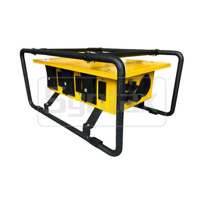 Syntax 50A Temporary Power Distribution Box 6-Straight Blade Outdoor Rated GFCI 20A UL terdaftar
